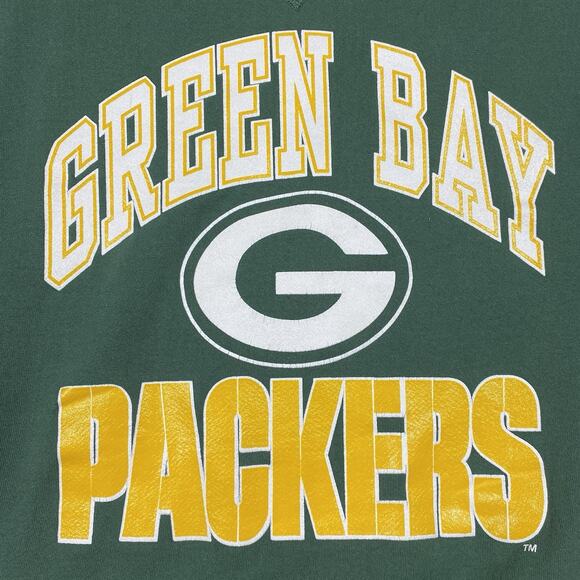 Vintage Russell Athletic Green Bay Packers Sweatshirt Made in USA L 90s - Picture 3 of 10